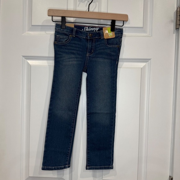 Crazy 8 Other - Crazy 8 Girls Skinny Fit Jeans Adjustable Waist‎ Dark Wash Size 5T